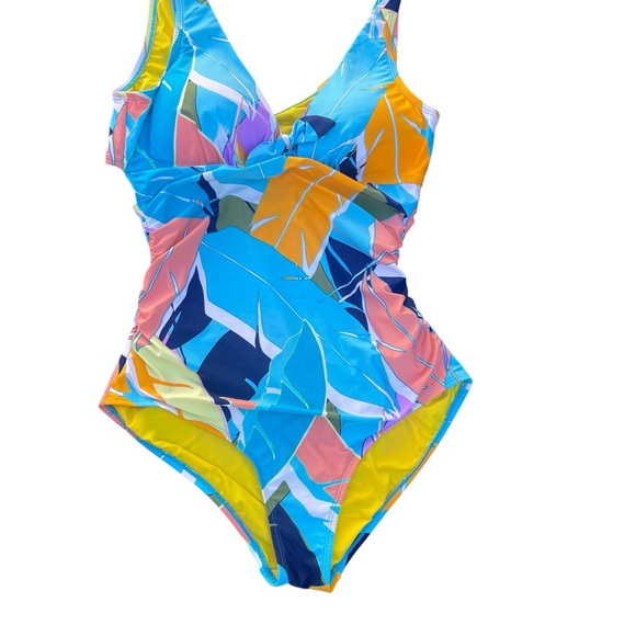 JANTZEN Swimsuit One Piece Size 12 Colorful - Picture 4 of 7